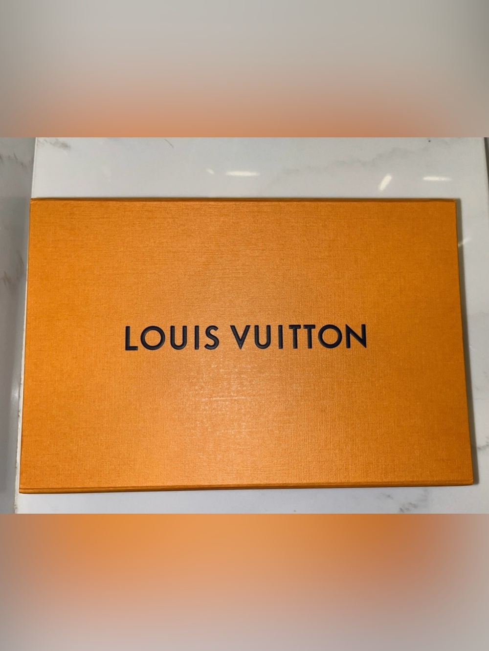 Louis Vuitton Orange Box - Signature Logo EMPTY BOX